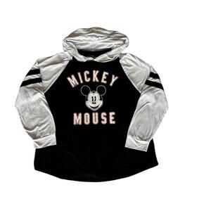 Mickey Mouse Jersey Styled Long Sleeve T-Shirt (Size 2x)